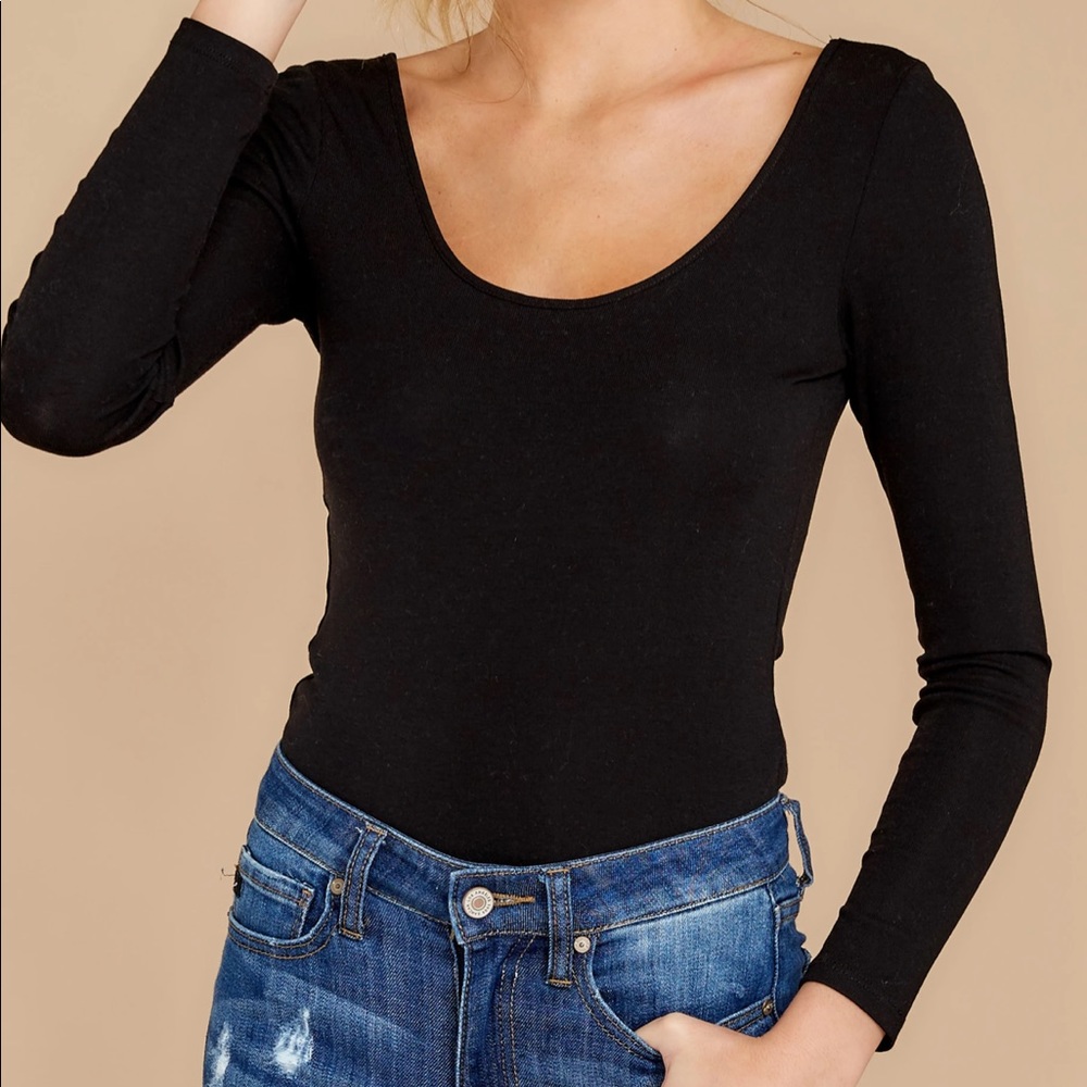 NWT Black bodysuit